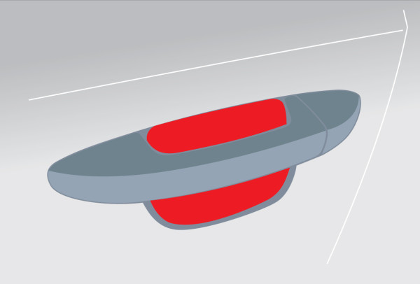 Griffmulde 1 Paar links+rechts, transparent für Citroen C3 Aircross (ab 06/21) 1.Facelift
